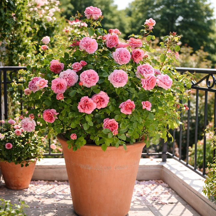 Growing Roses on A Balcony