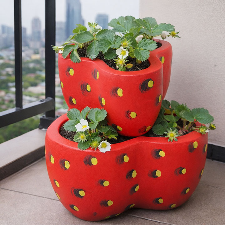 How to Grow Strawberries on a Balcony